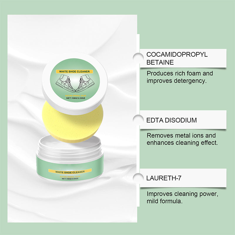 Portable White Shoe Cleaning Cream