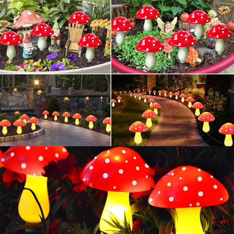 Solar Mushroom Garden Lights – Waterproof LED Outdoor Decor