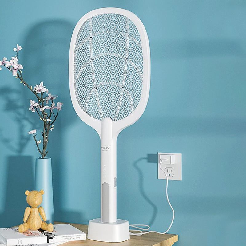 USB Rechargeable Electric Fly Swatter Large Insect Racket