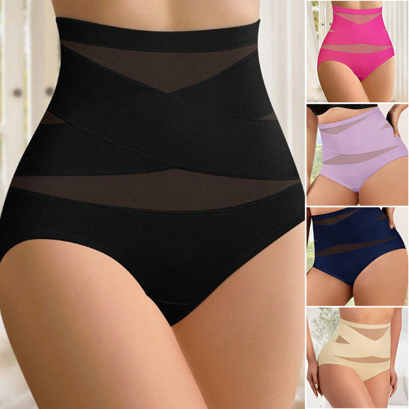 Pre-sale>> Women's Mesh Cross High Waist Briefs