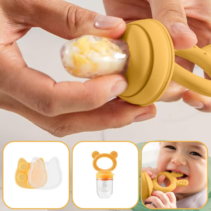 Baby Food Fruit Feeder & Breastmilk Popsicle Mold Set