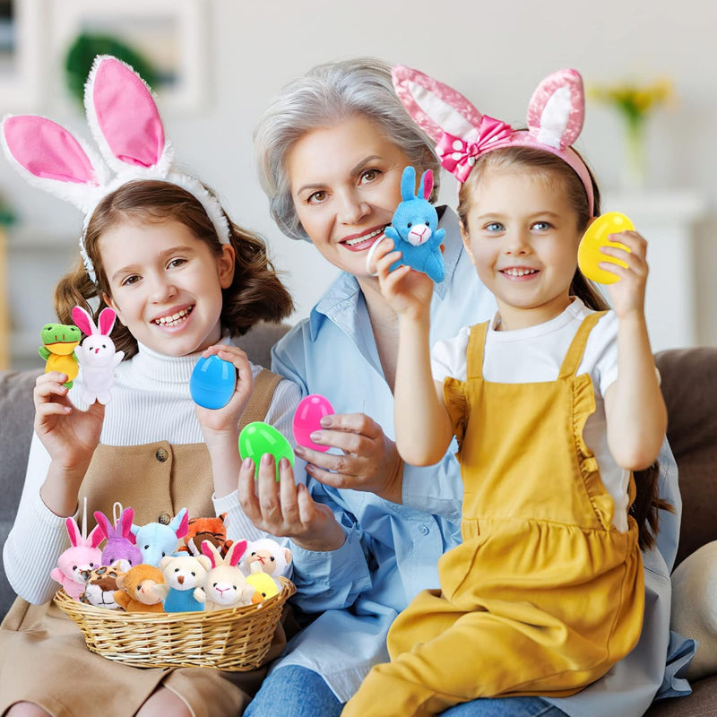 Plush Animal Toy-Filled Easter Eggs