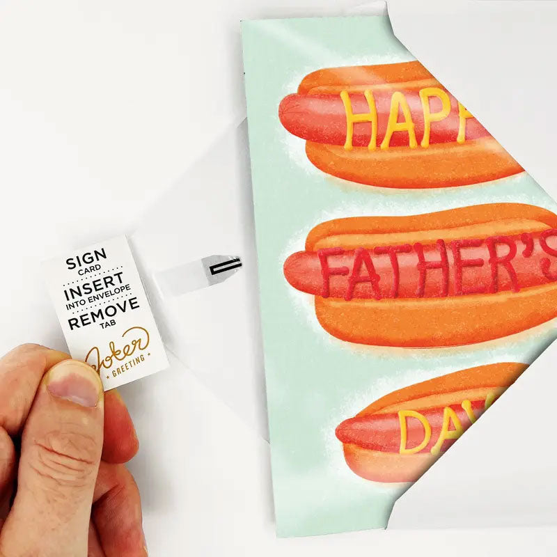 Father's Day Card with Glitter
