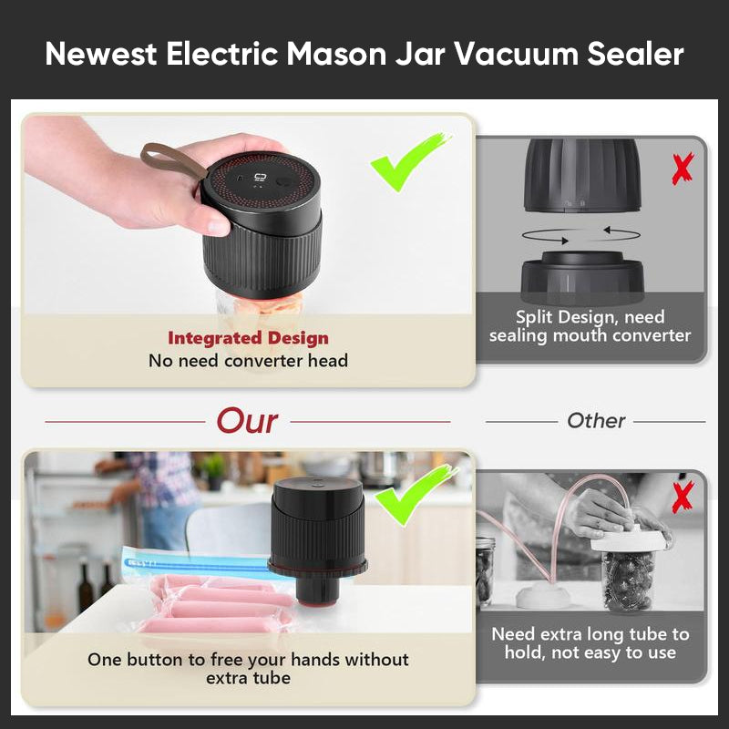 Mason Jars Storage Bottles - Jar Sealers