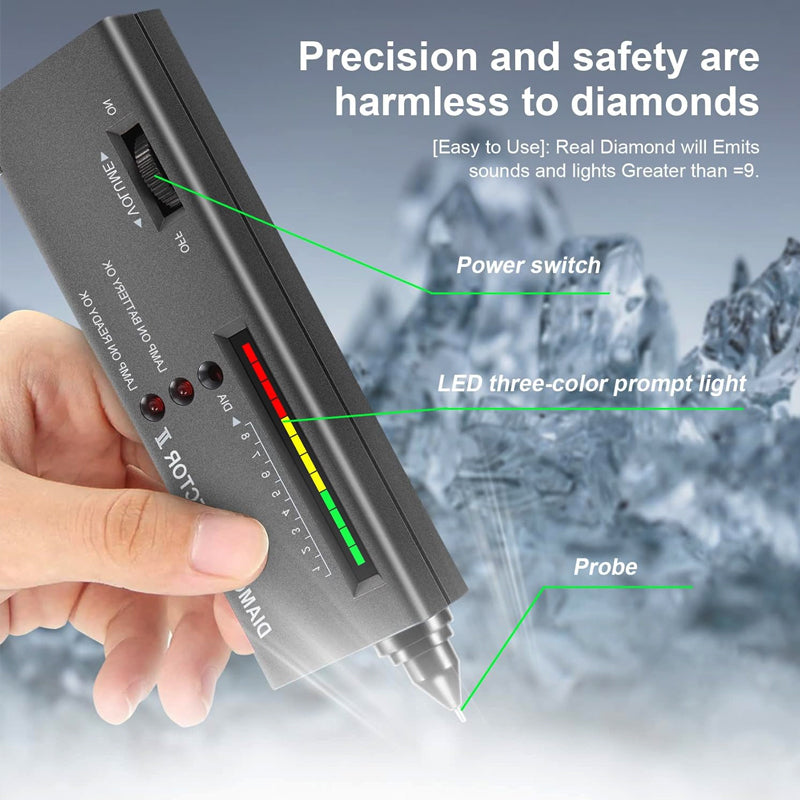 Diamond Tester Pen - Diamond Hardness Tester, Thermal Conductivity Meter, Diamond Identification Tool