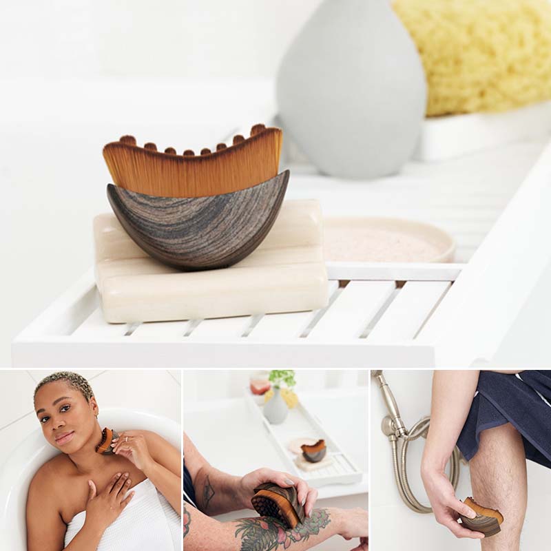 Lymfborste för kroppen