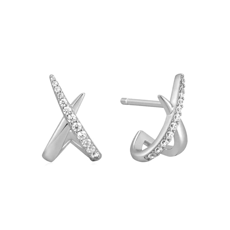 Simple Versatile Crossover Style Earrings