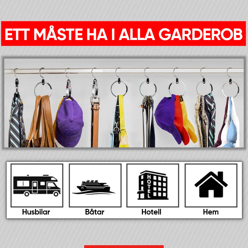 Mångsidig garderobshängare