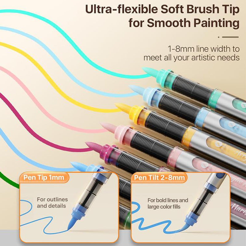 Acrylic Paint Markers Set