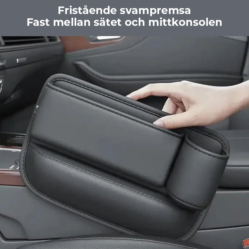 Förvaringslådor för sätesgap