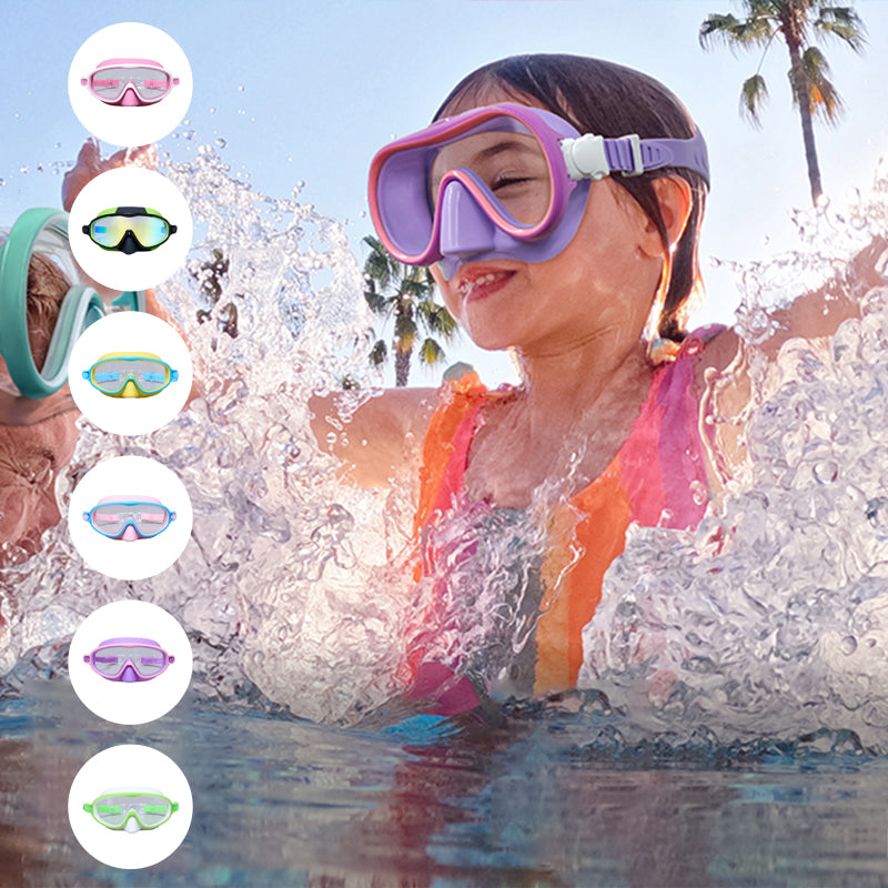 Swim Goggles with Nose Cover