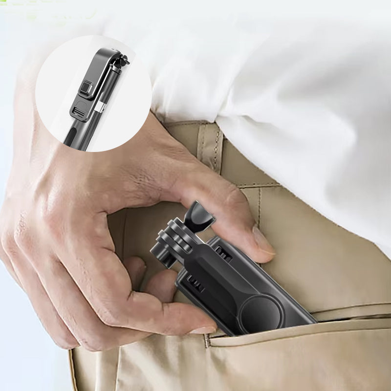 Selfie Stick-stativ med Bluetooth-fjärrkontroll