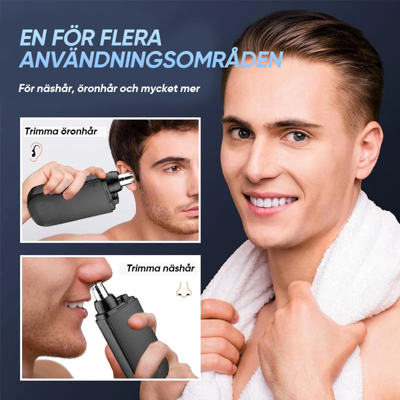 Bärbar trimmer för näshår