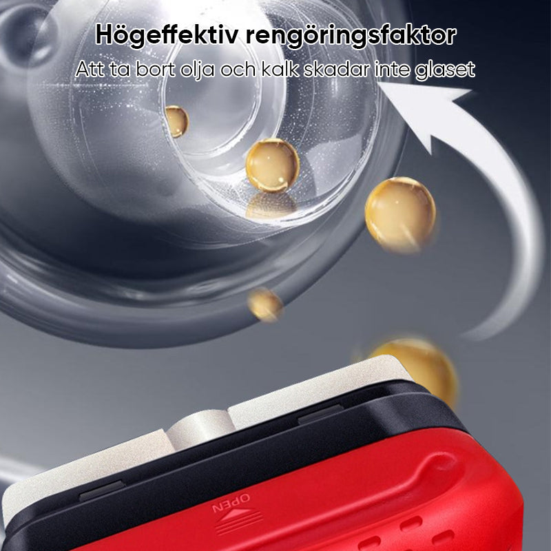 Rengöringsbräda för glas