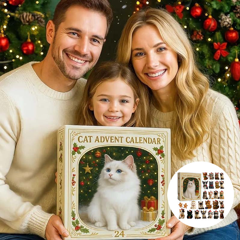 Advent Calendar 2025 for Cat Lovers – Gift Box with Daily Surprises