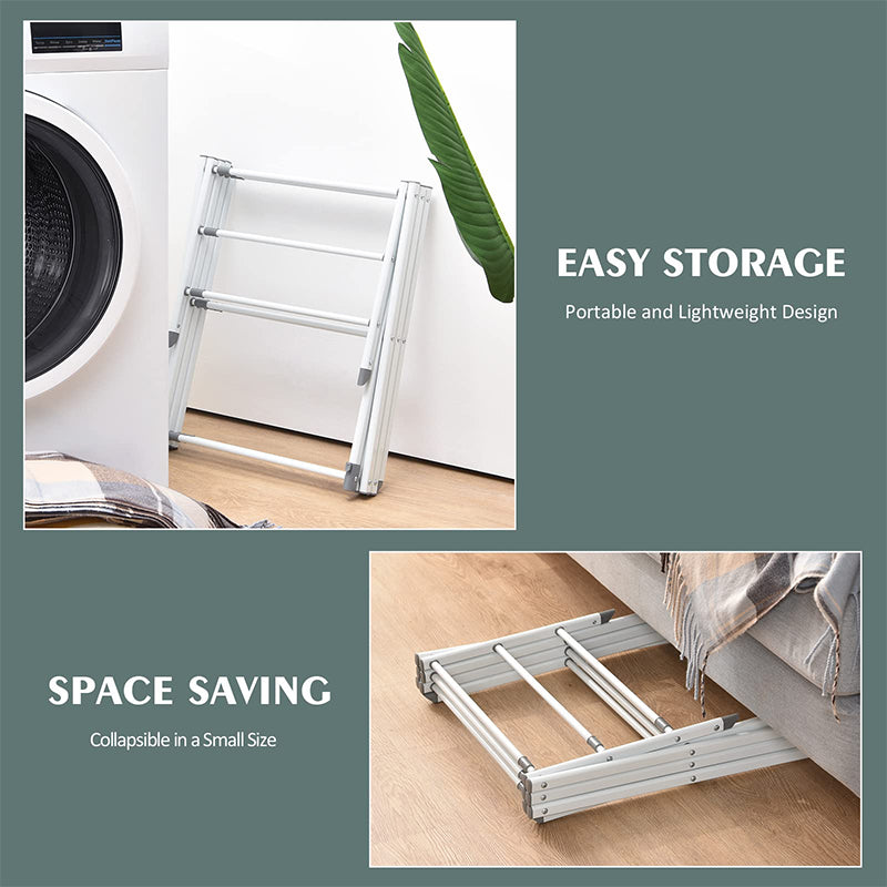Expandable Collapsing Foldable Laundry Rack