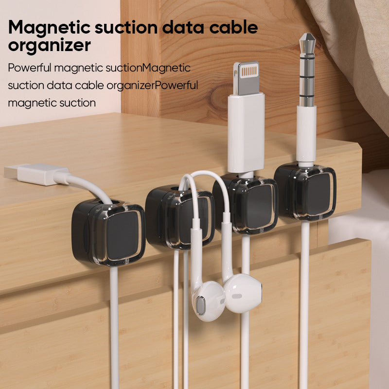 6 Pack Magnetic Cord Organizer Holder