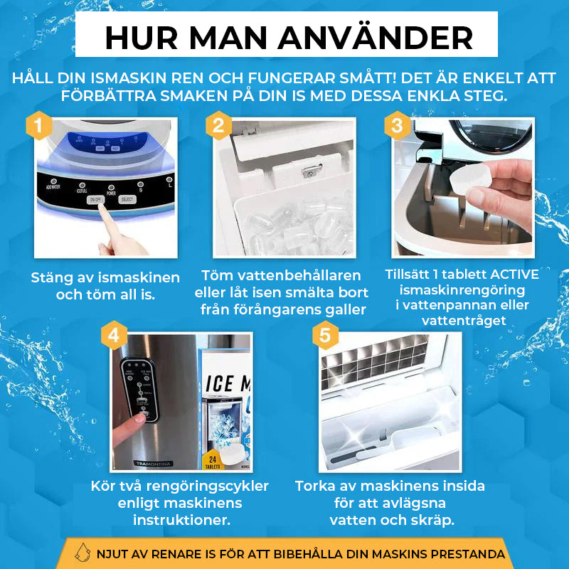 Ismaskinrengöring Avkalkningsmaskin