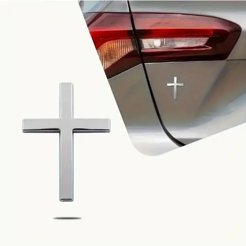 3D Cross Sticker
