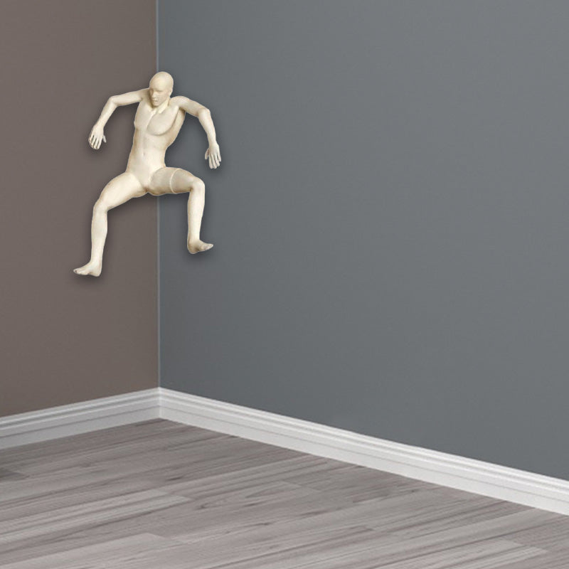 Corner Figure ‘Frightened’ Wall Decoration