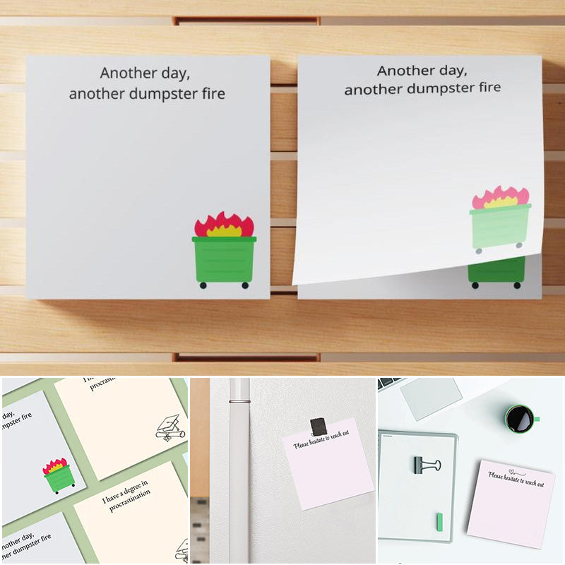 Funny Office Sticky Note (4 Styles)