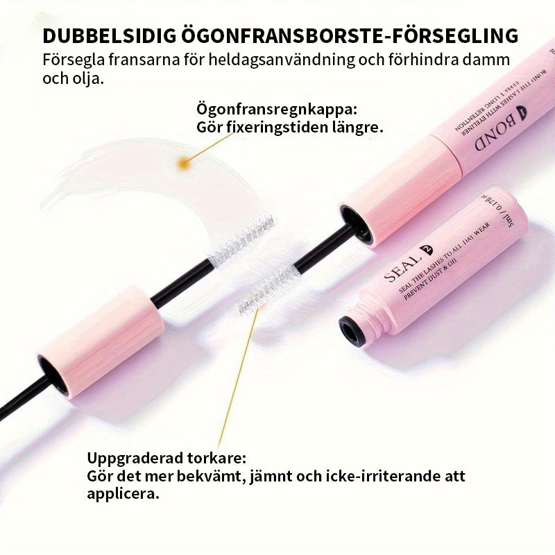 Naturligt fluffigt set med lösögonfransar