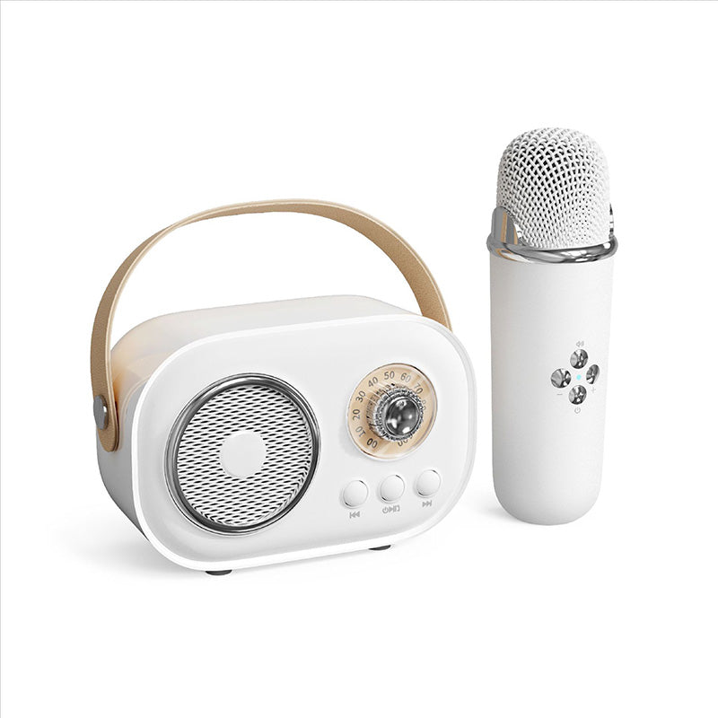 Mini Karaoke-maskin med trådlös mikrofon