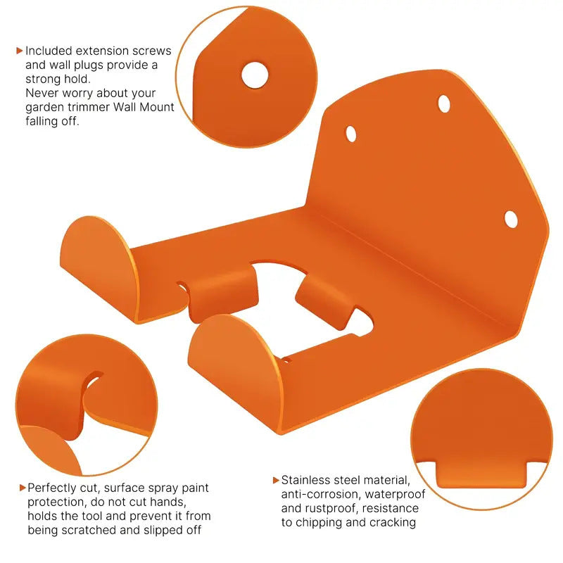 Garage Organizer - Power Tool Hanger for Grass Trimmer