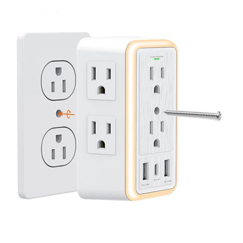 Multi Plug Outlet Surge Protector (American Standard)