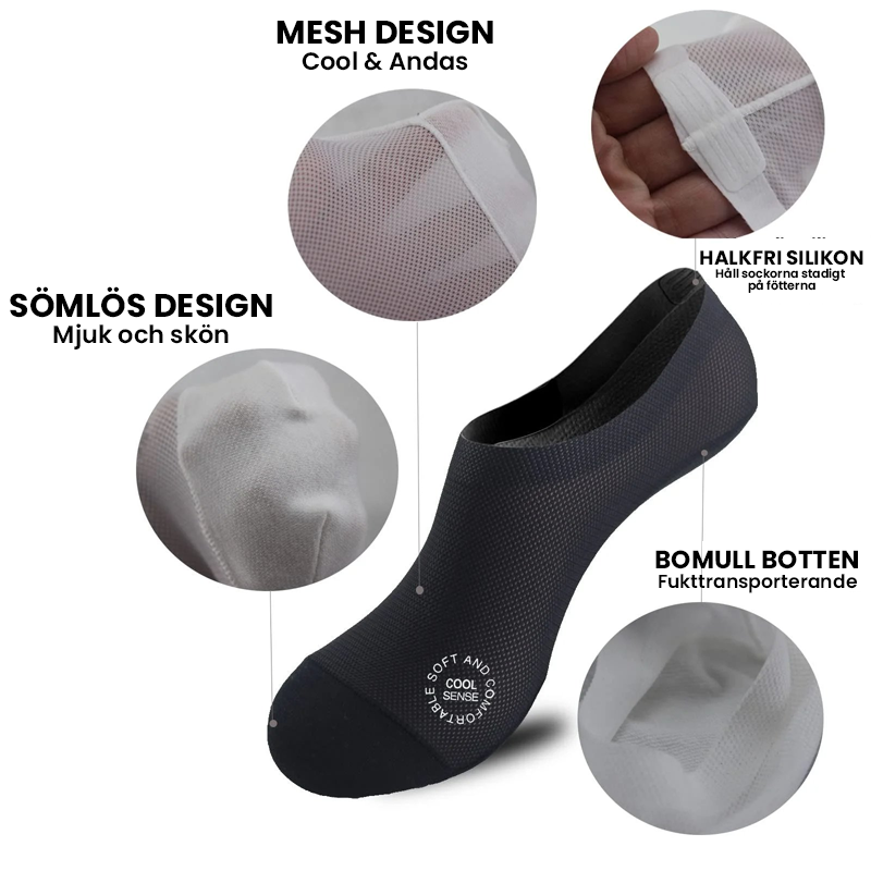 Isstrumpor som andas