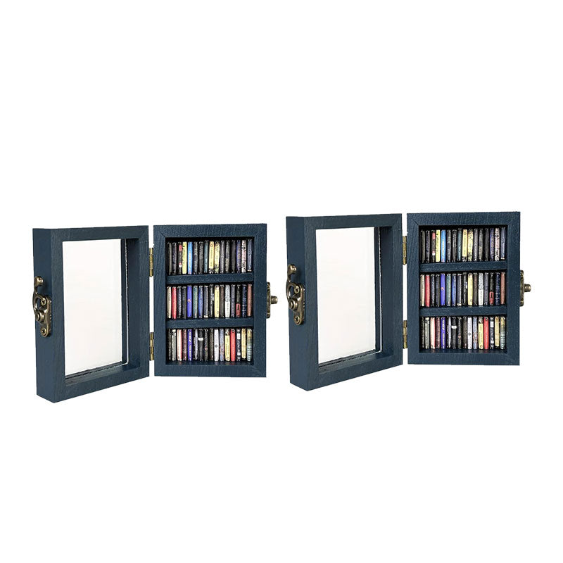 Mini Wooden Book Storage Box