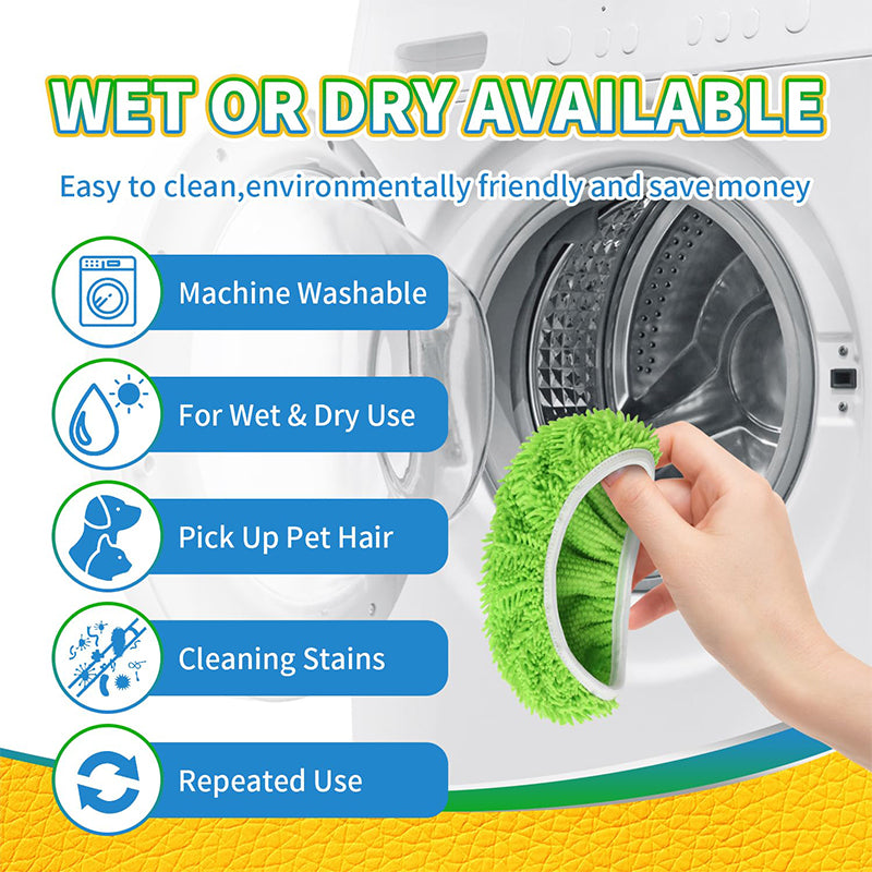 Chenille Mop Refill Pads for Home Use β Replacement Mop Heads for Floor Cleaning