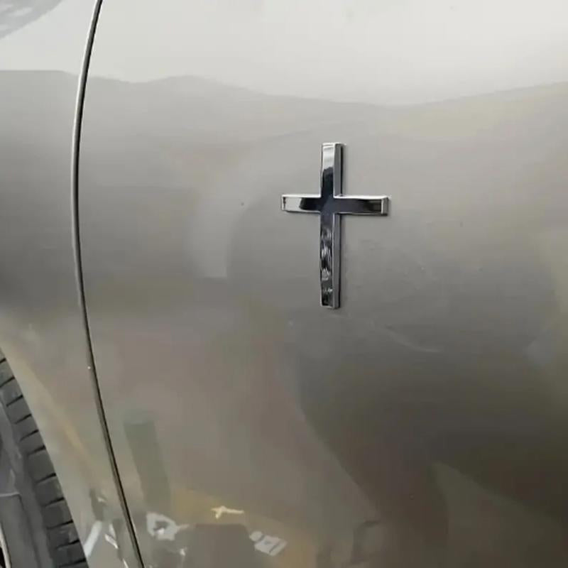 3D Cross Sticker