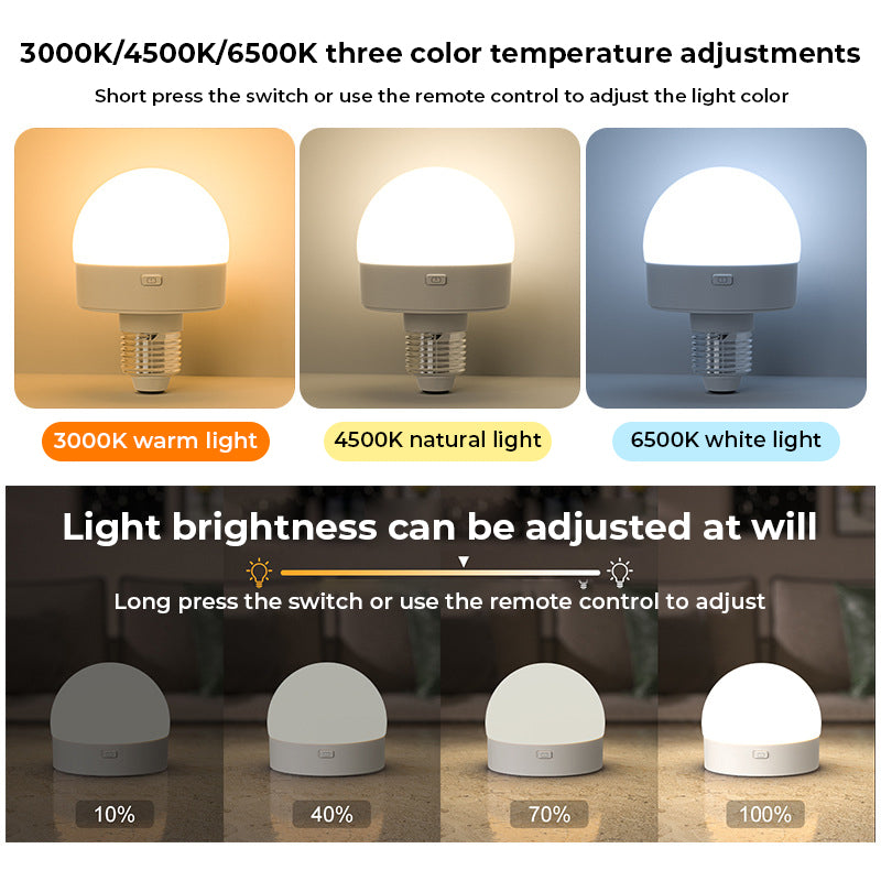 LED Bulbs with Remote Control, Dimmable and Timer