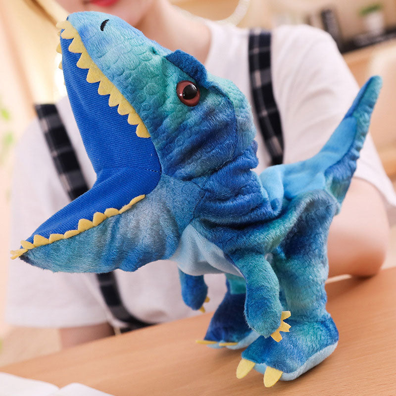 Plush Dinosaurie Handdockor