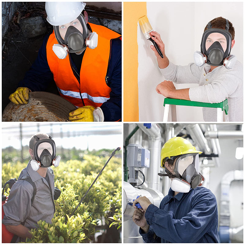 7 in 1 Full Face Cover Filter Mask