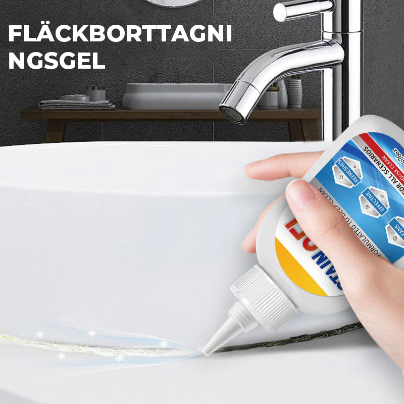 Gelrengöring för mögelfläckborttagning