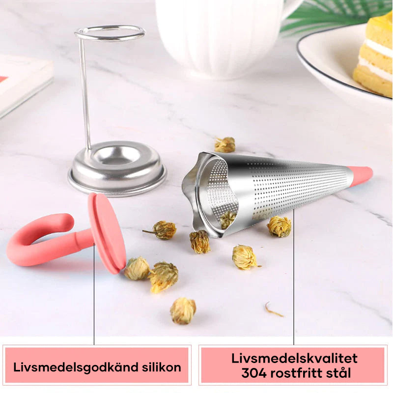 Paraply teinfuser i rostfritt stål