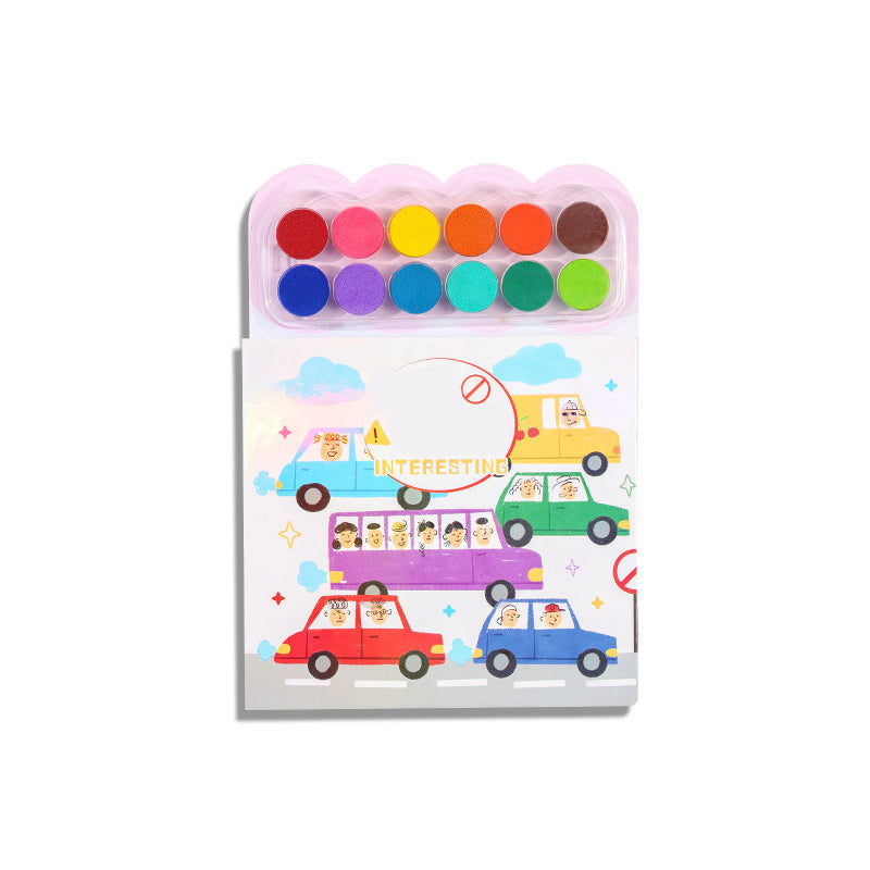 Fingerprint Painting Book with Themed Pages