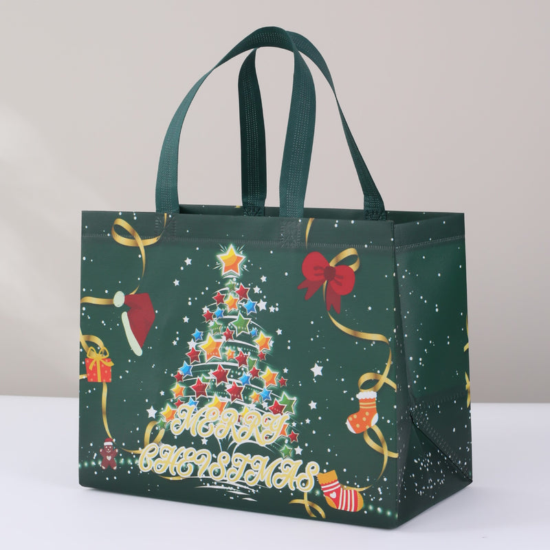Christmas Non-Woven Gift Bag Set (16 Bags)