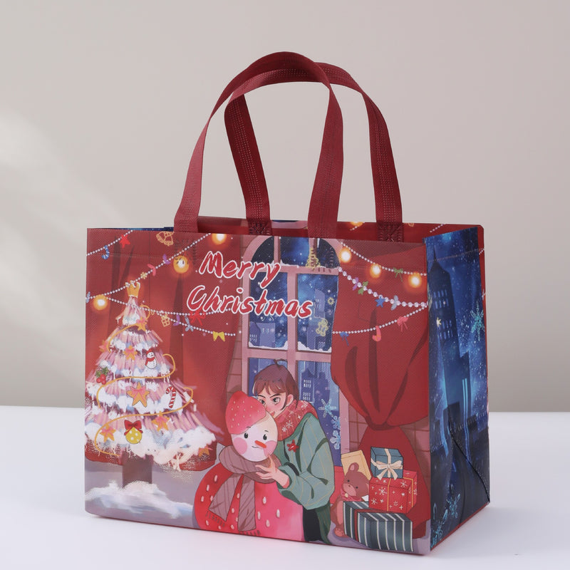 Christmas Non-Woven Gift Bag Set (16 Bags)