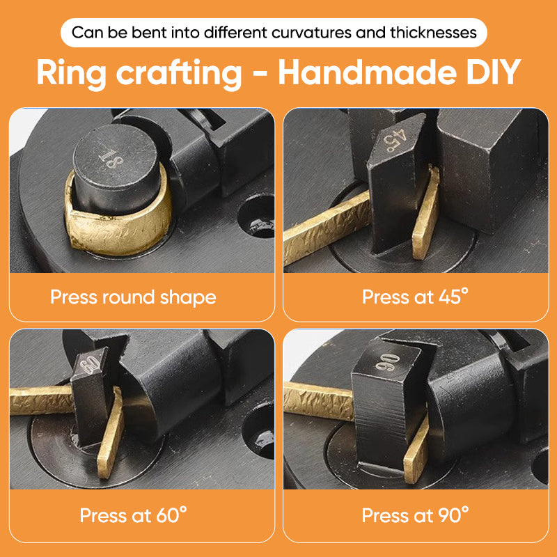 Manual Ring Bender with Rotating Handle
