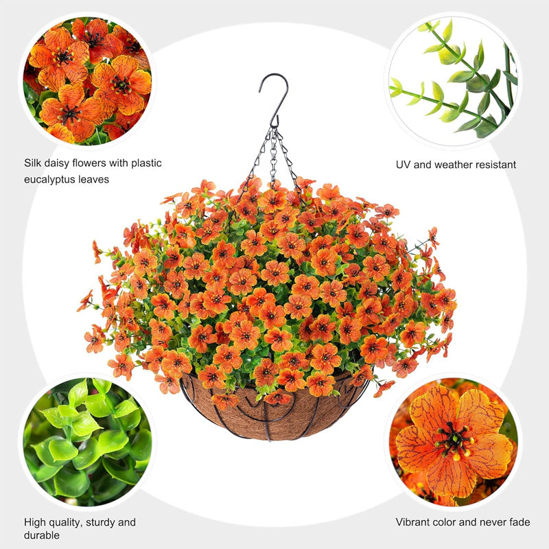 Artificial Hanging Flowers for Outdoors