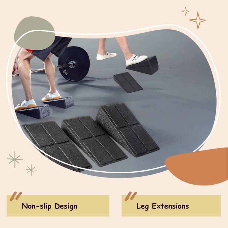 Adjustable Non-Slip Squat Wedge – 3-Piece Set