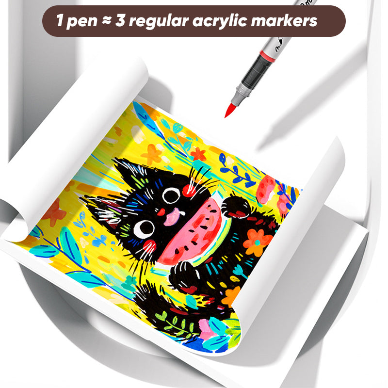 Acrylic Paint Markers Set