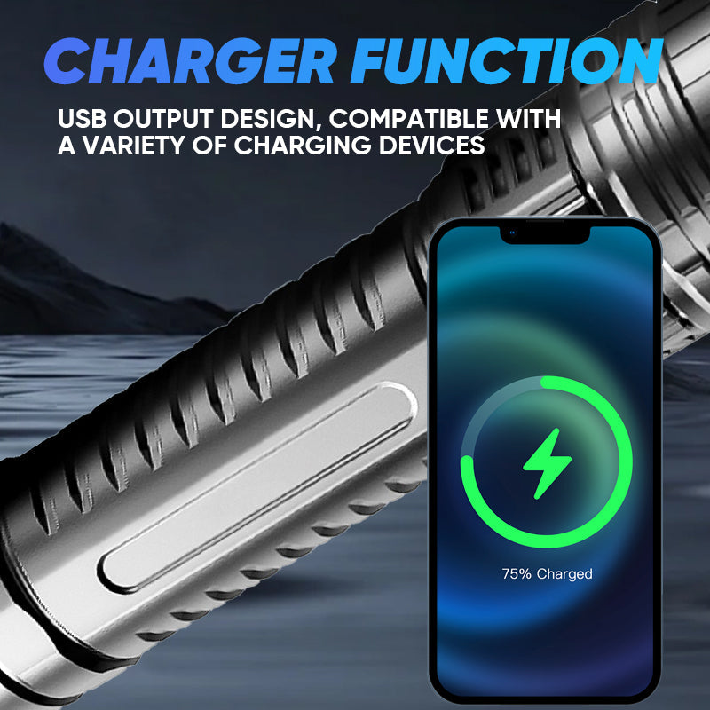 Rechargeable High-Power LED Flashlight