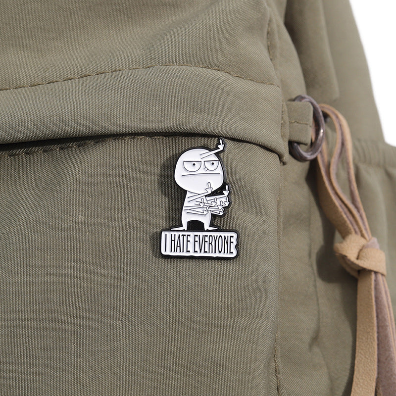 Rolig långfingerbrosch