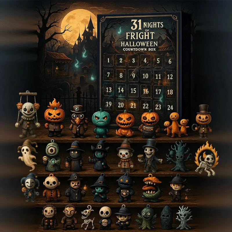 31 Nights of Fright Halloween Countdown Box