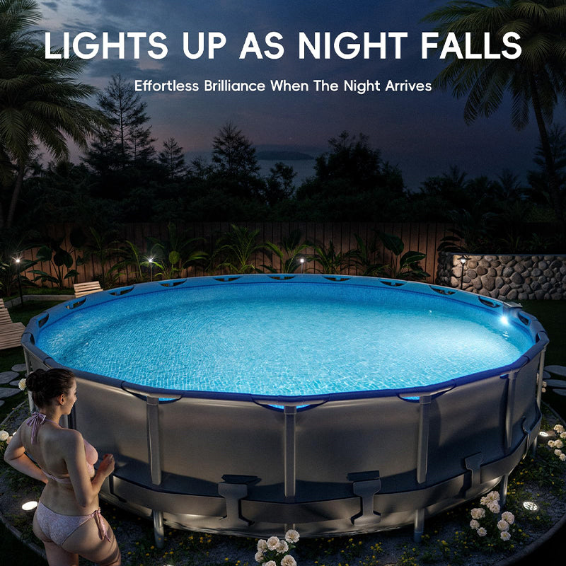 Poolside Solar Light