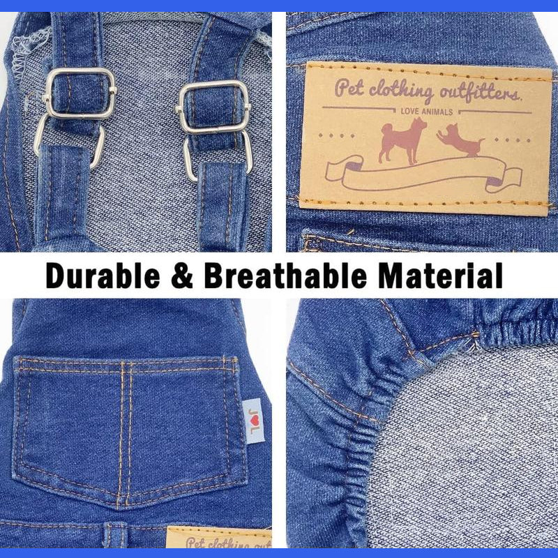 Summer Breathable Overalls for Pets